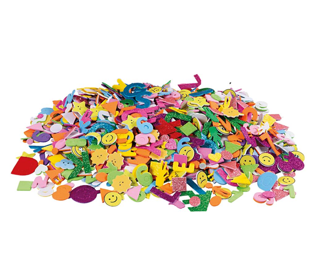 Stickers - foam - megapack - set van 2640 assorti