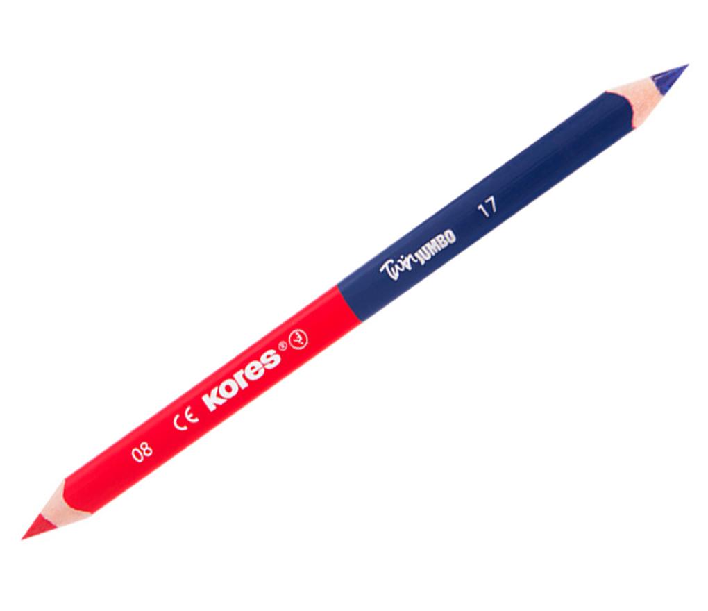 Potloden - kleurpotloden Twin - Kores - driehoekig  - set van 12