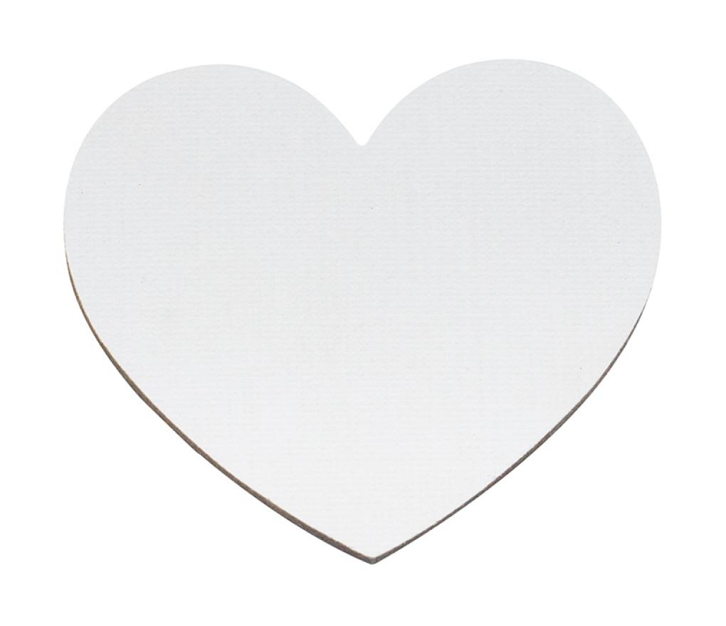 Canvas - schilderpaneel - hart - set van 10