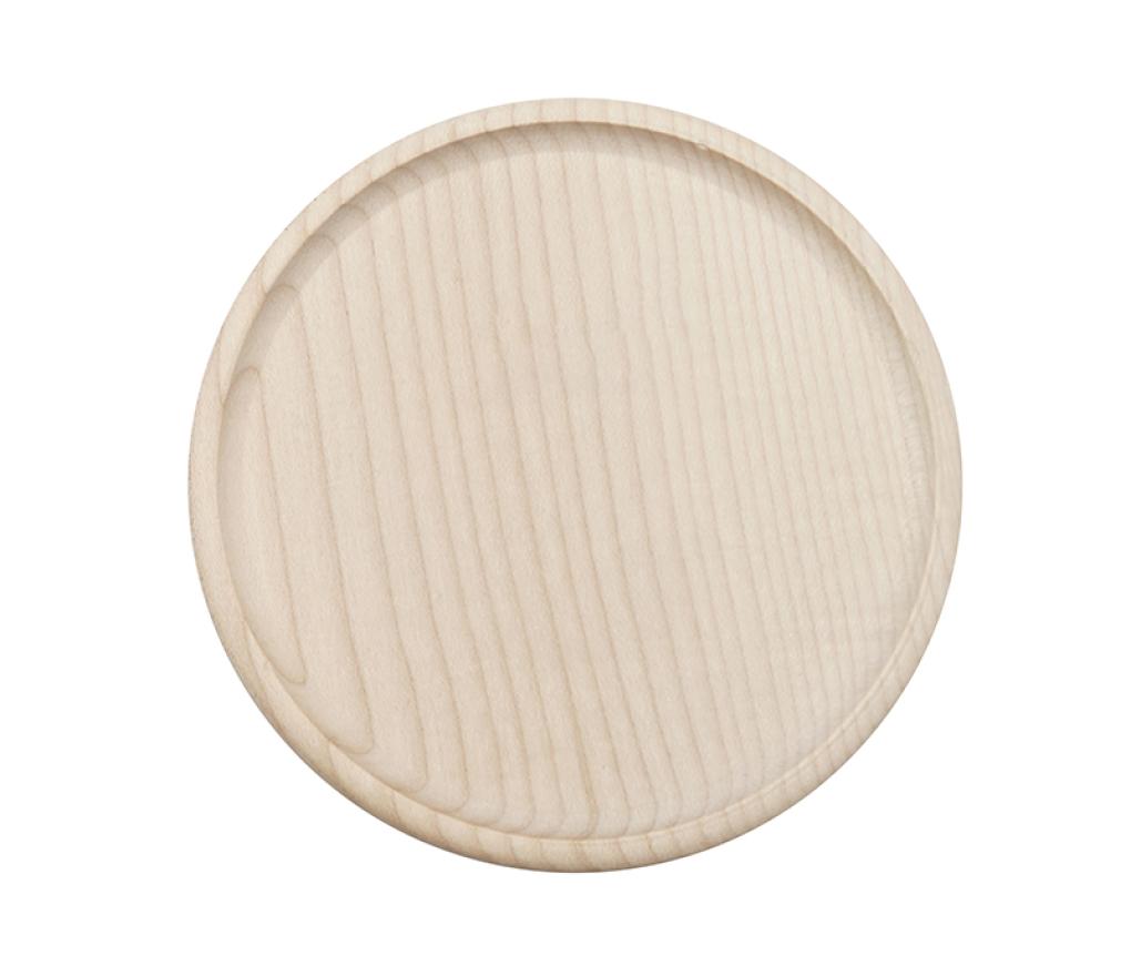 Onderzetter voor fles - hout - 12 cm diameter - per stuk