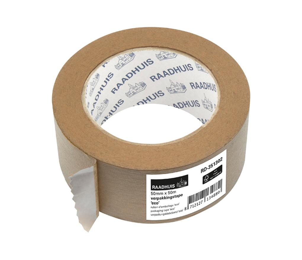 Kleefband - tape -  verpakkingstape - eco - kraft 50 mm x 50 m - per stuk
