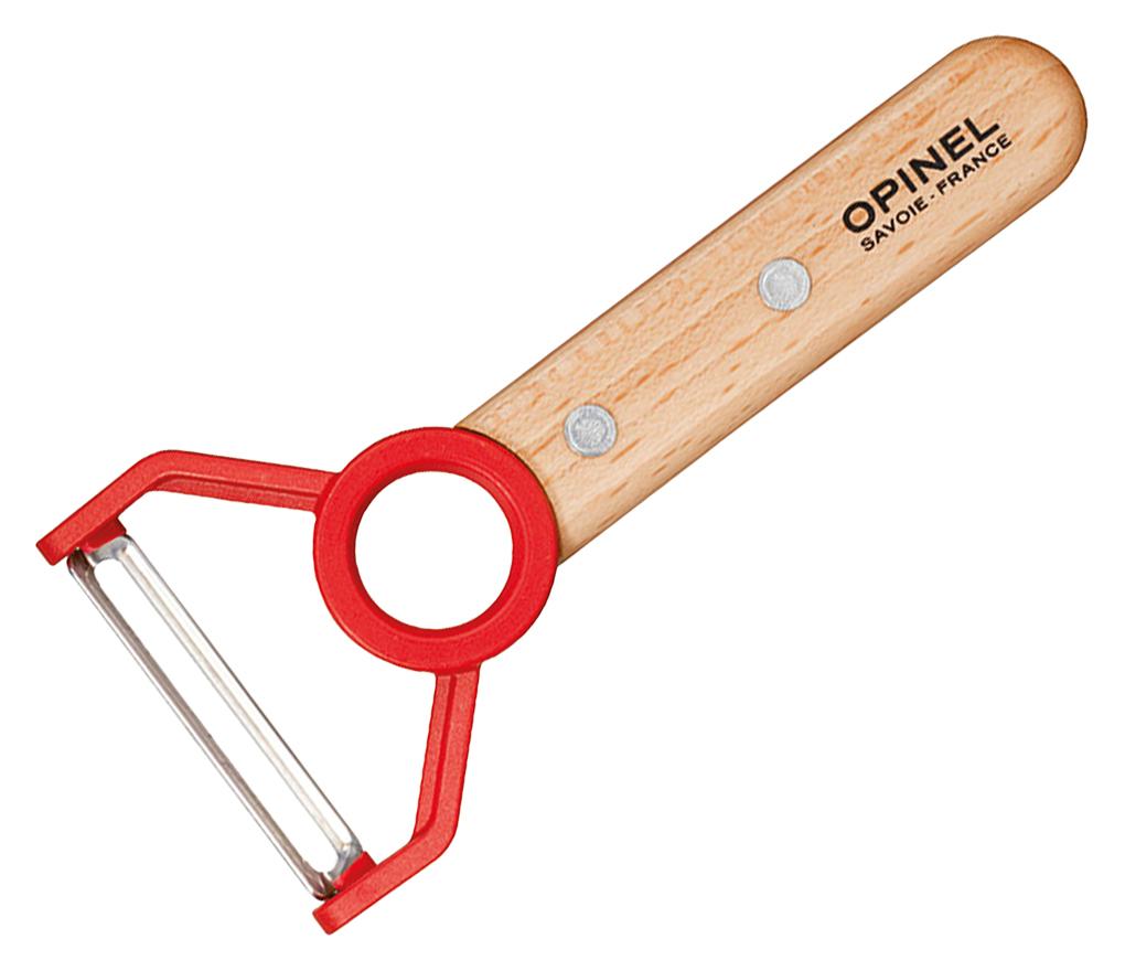 EETGEREI - DUNSCHILLER -  LE PETIT CHEF - HOUT - ROOD - PER STUK