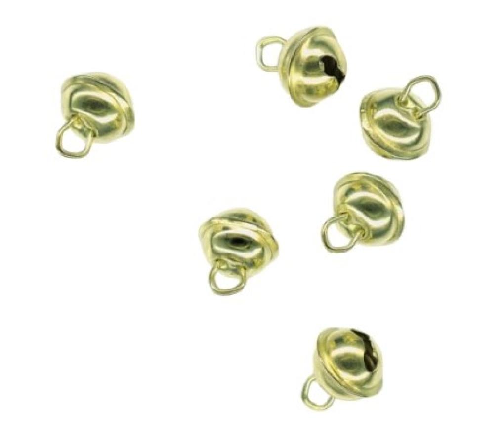 Belletjes goud 12 mm pak/10 - Per pak