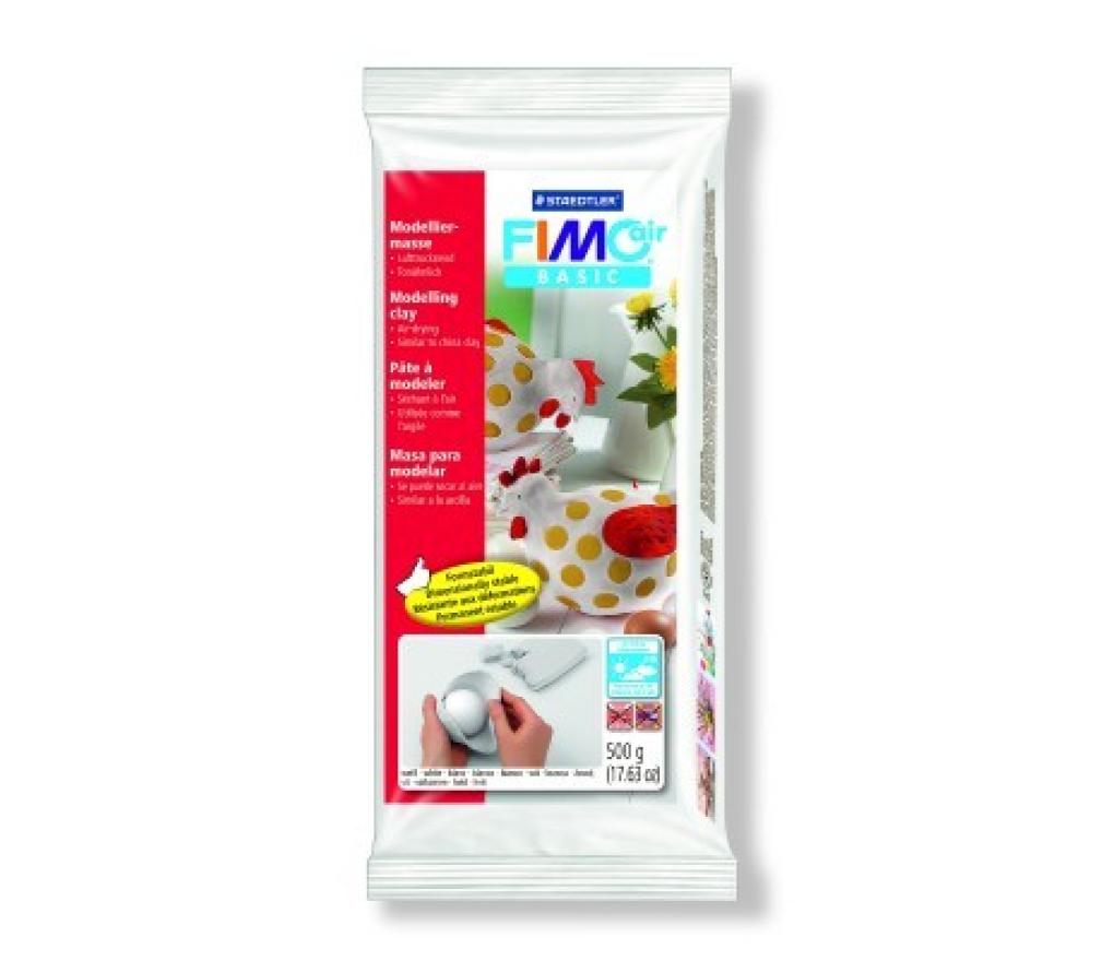 Boetseerpasta Fimo air 500 g wit - Per stuk