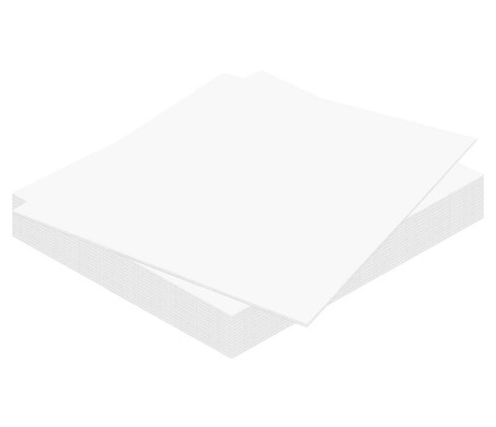 Foamboard wit 70 x 100 cm 3 mm dik 2 zijdig mat papier pak/15