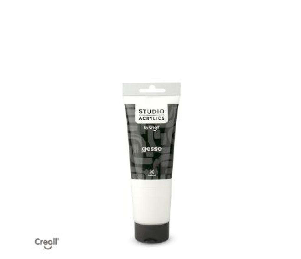 Gesso primer Creall Studio Acrylics medium wit 250 ml - Per stuk