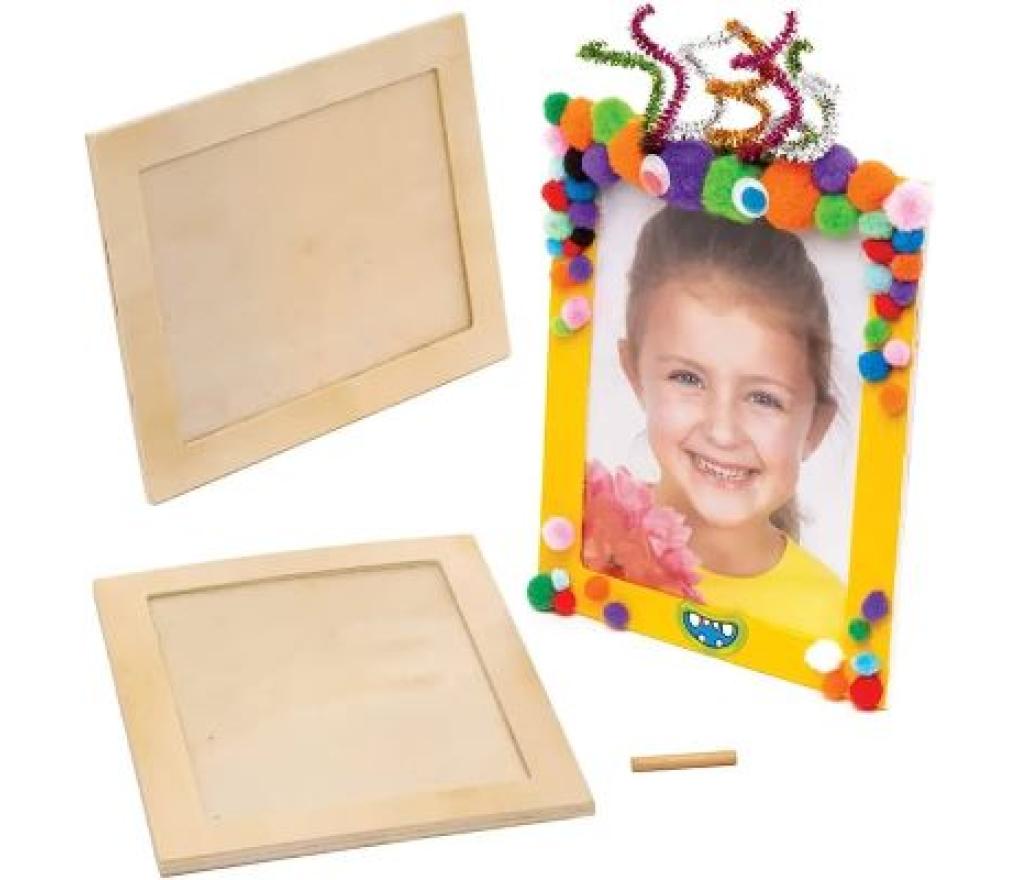 Houten fotokader om te decoreren 21 x 16 cm pak/4 - Per stuk
