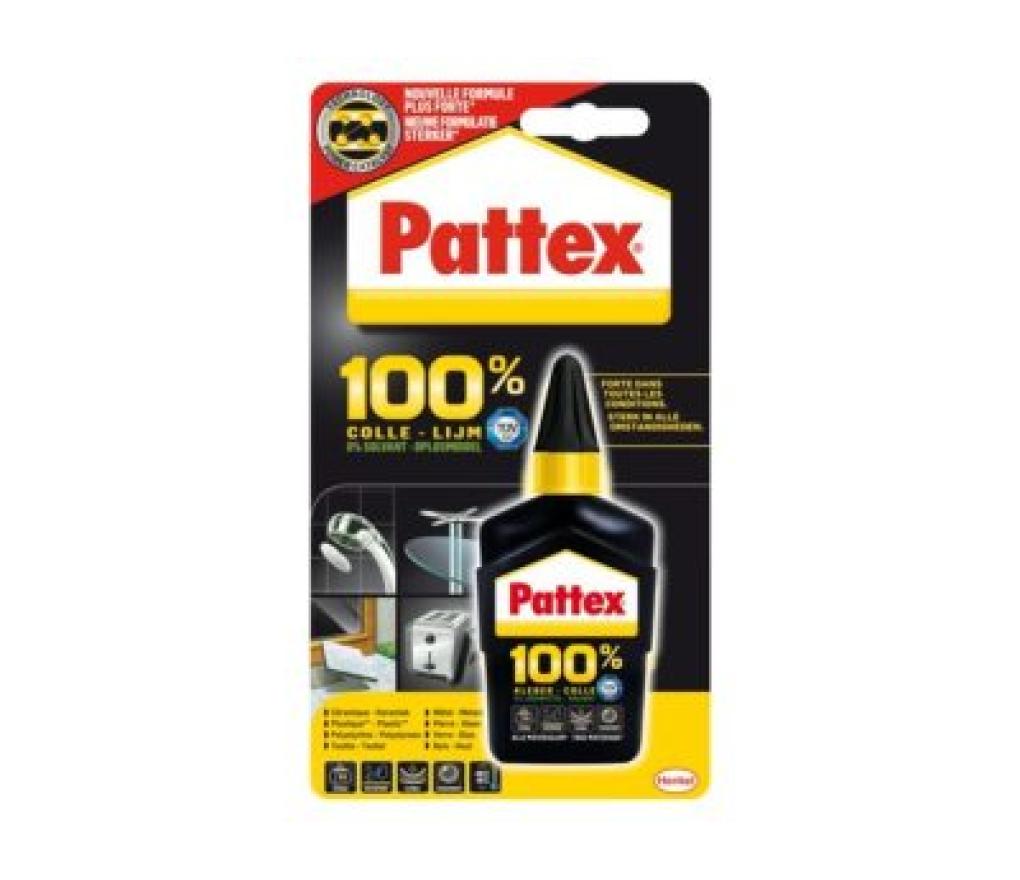 Lijm alleslijm Pattex 100% tube 50 g - Per stuk