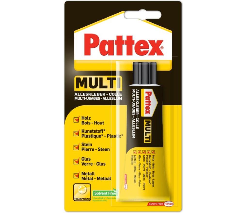 Lijm alleslijm Pattex multi tube 50 g - Per stuk