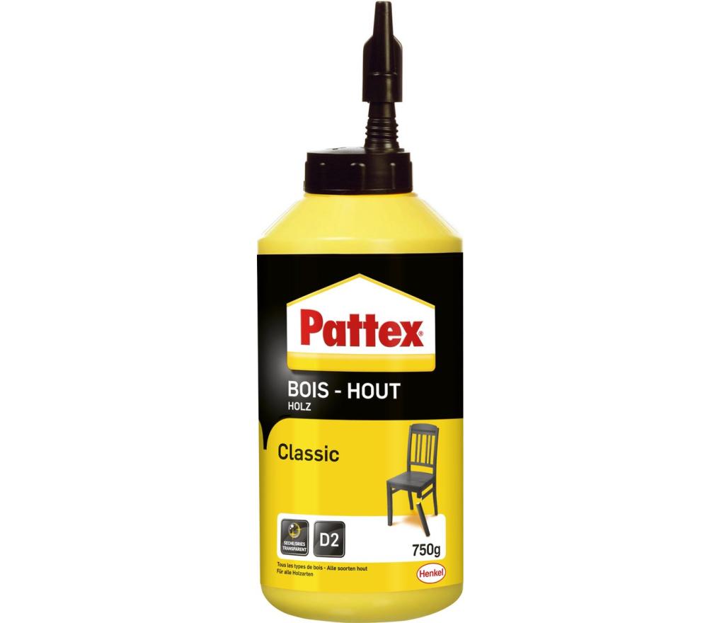 Lijm Pattex Profix 100 houtlijm Classic flacon 750 g - Per stuk