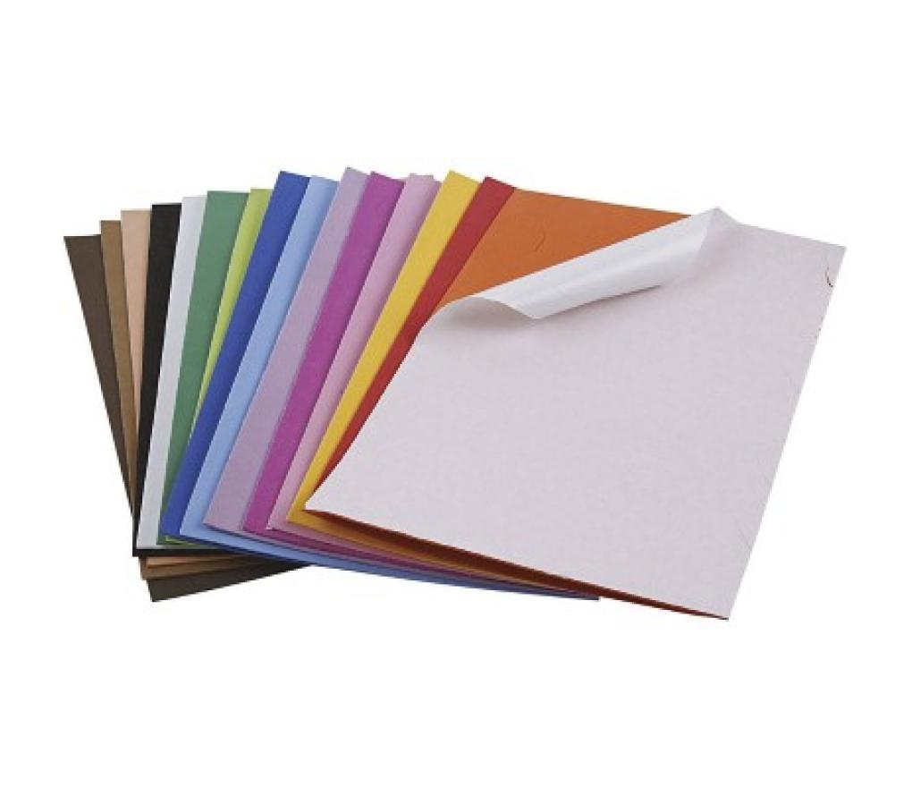 Neopreen 210 x 297 2 mm zelfklevend assorti kleuren vel/15 - Per stuk