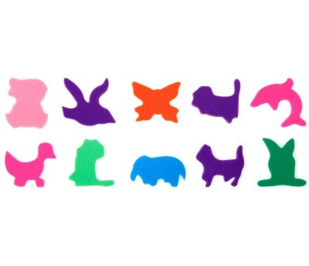 Neopreen dierenvormen zakje/100 - Per pak