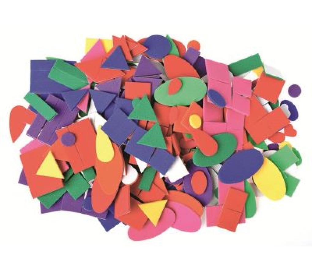 Neopreen diverse vormen zelfklevend assorti zakje/720 - Per pak