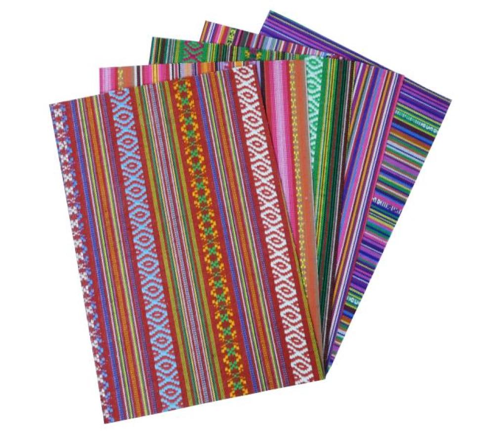 Neopreen met stof A4 diverse motieven vel/5