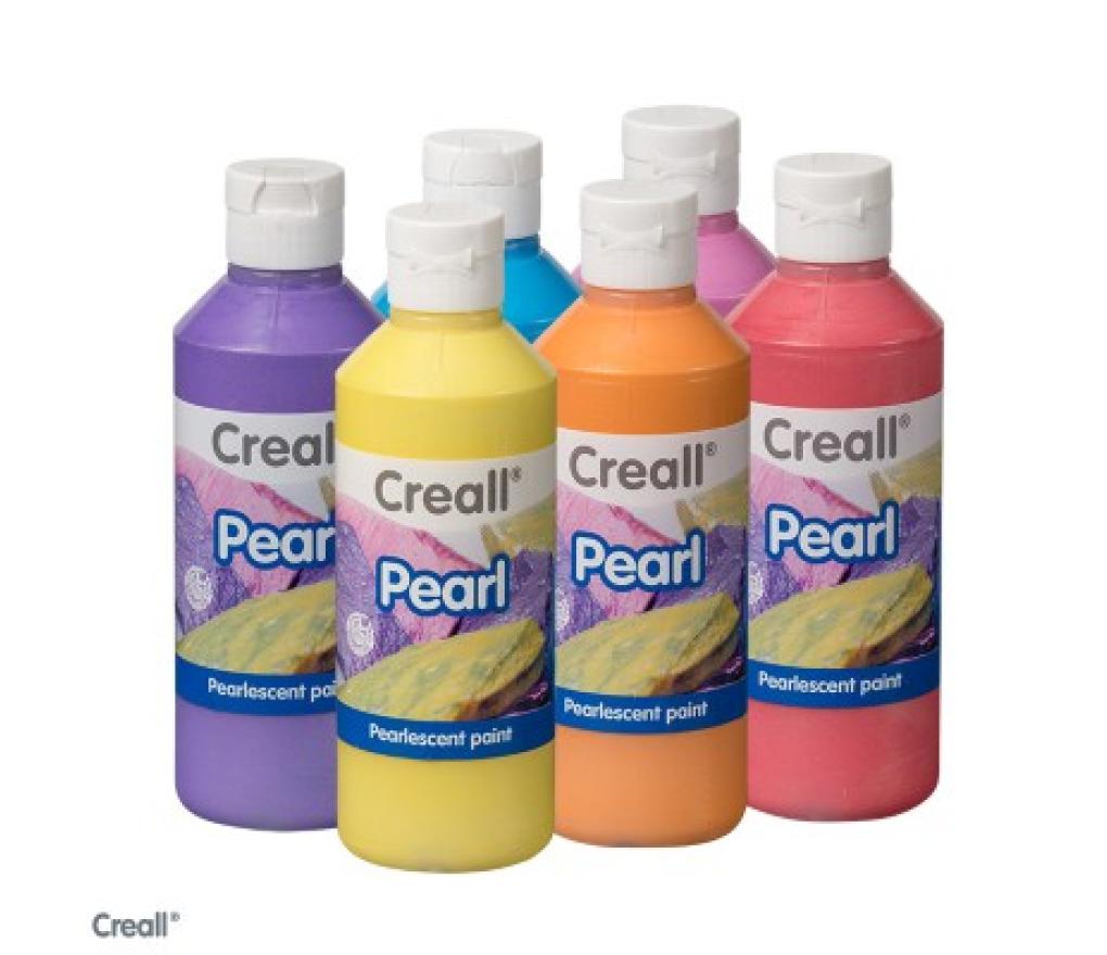Parelmoerverf Creall-pearl 250 ml assorti set/6 - Per pak