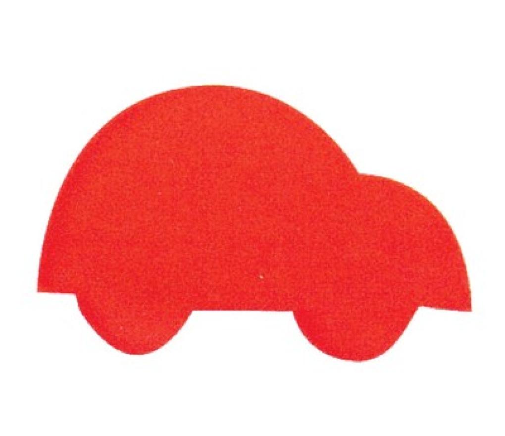Plakfiguurtjes jumbo auto assortie kleuren zakje/200 - Per pak
