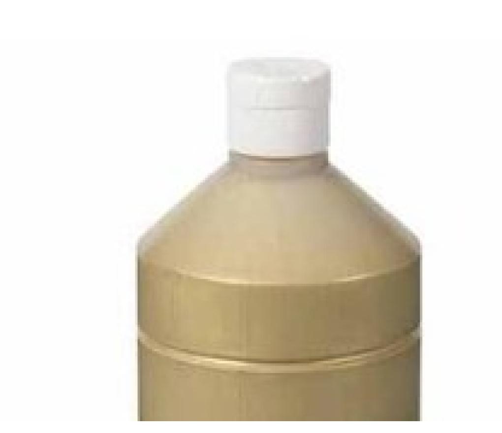 Plakkaatverf 1000 ml goud - Per stuk