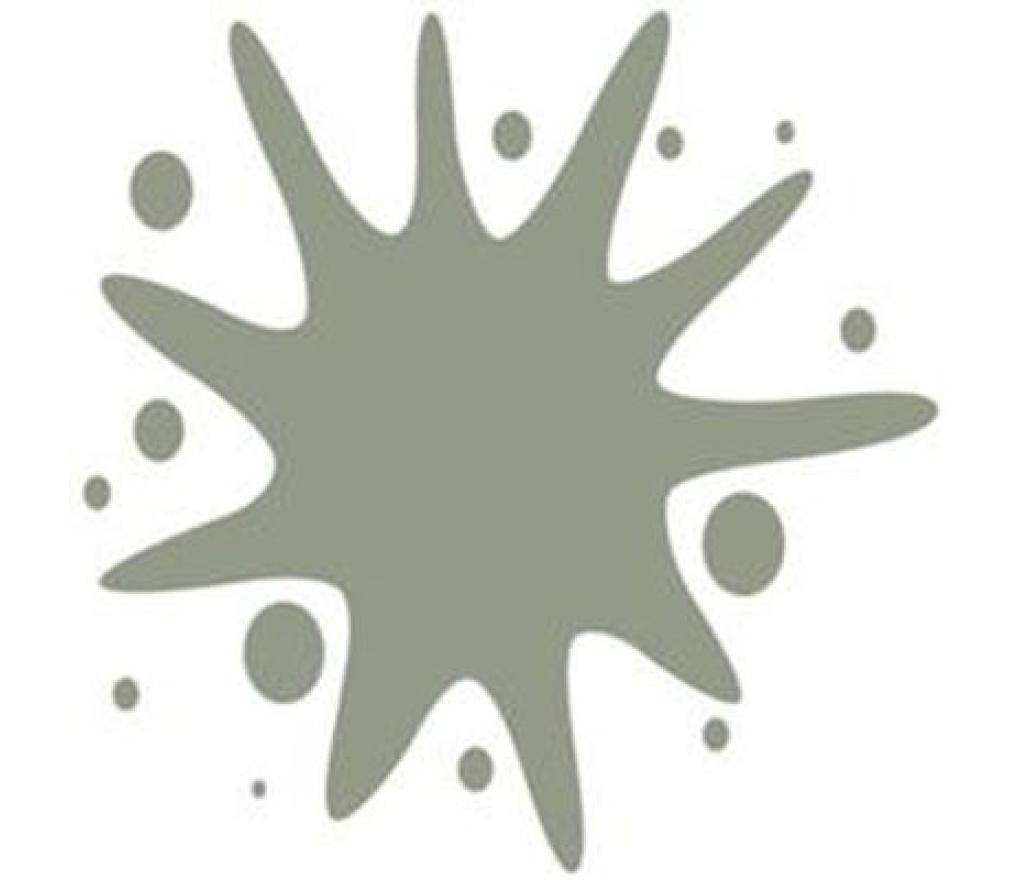 Plakkaatverf 1000 ml zilver - Per stuk