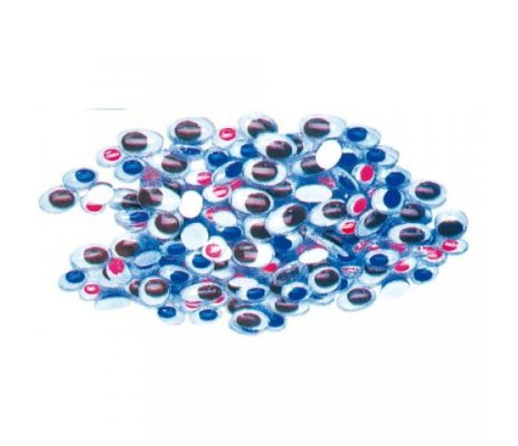 Poppenogen 8 x 5 mm ovaal pak/20 - Per pak