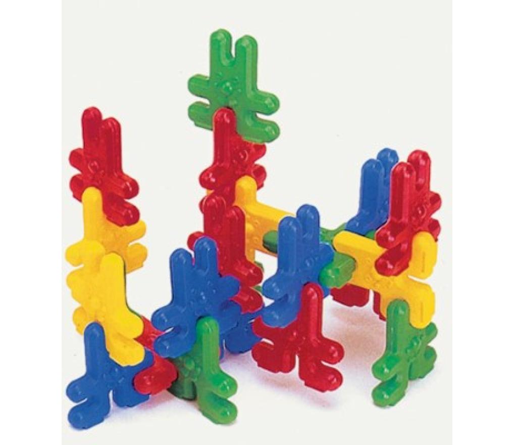 Constructie vriendjes 8 cm zak/48 - Per stuk