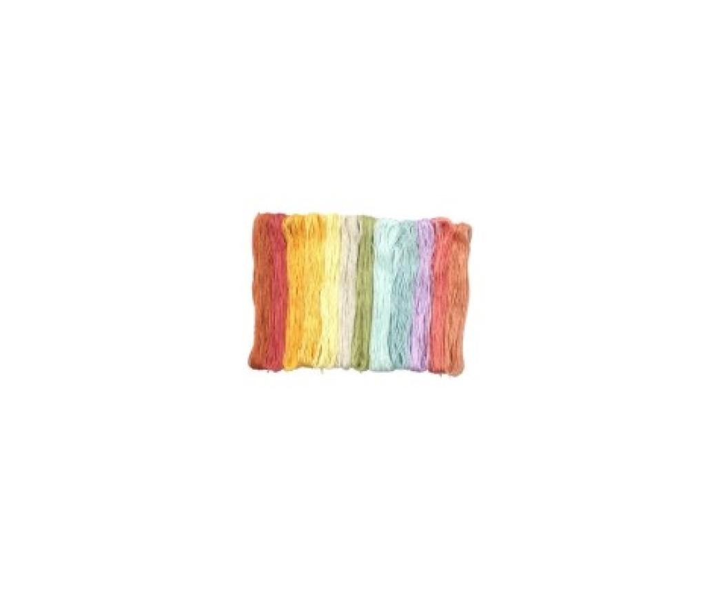 Katoenkoord schoolverpakking 24 kleuren/20 g - Per pak