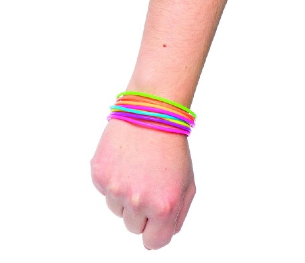 Rubberen armbanden set/40 - Per stuk