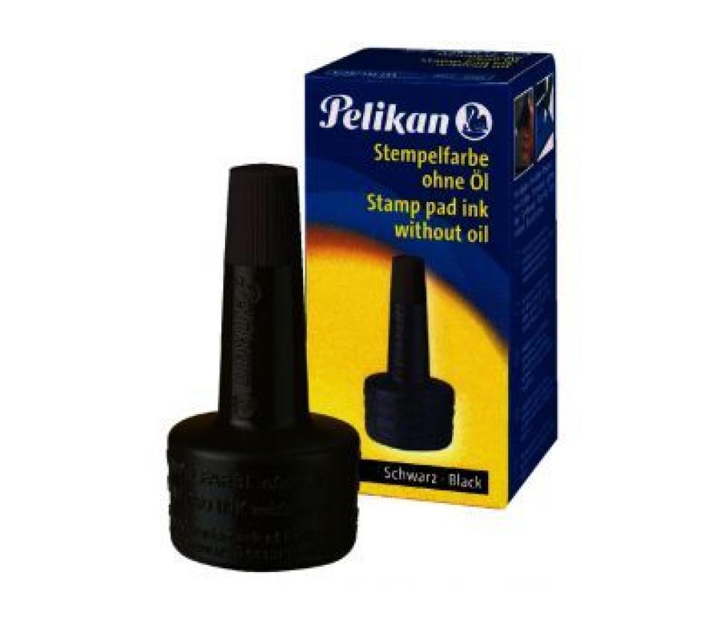 Stempelinkt Pelikan 28 ml zwart - Per stuk