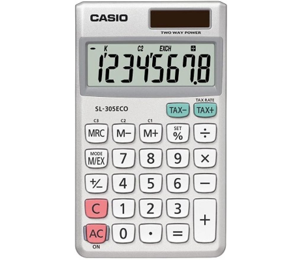 Zakrekenmachine Casio SL305 ECO - Per stuk