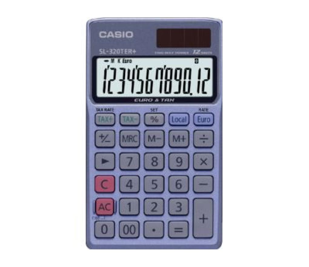 Zakrekenmachine Casio SL320TER - Per stuk