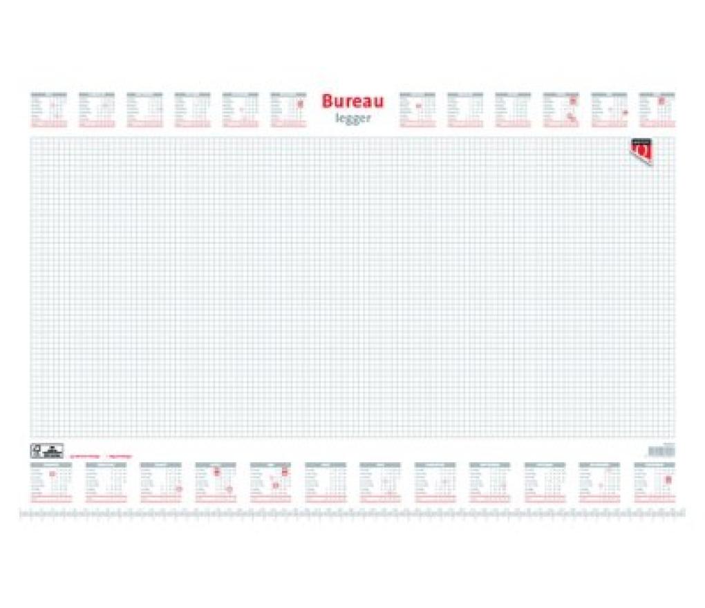 Bureelonderlegger (50 vel) 565 x 360 mm geruit 4T - Per stuk