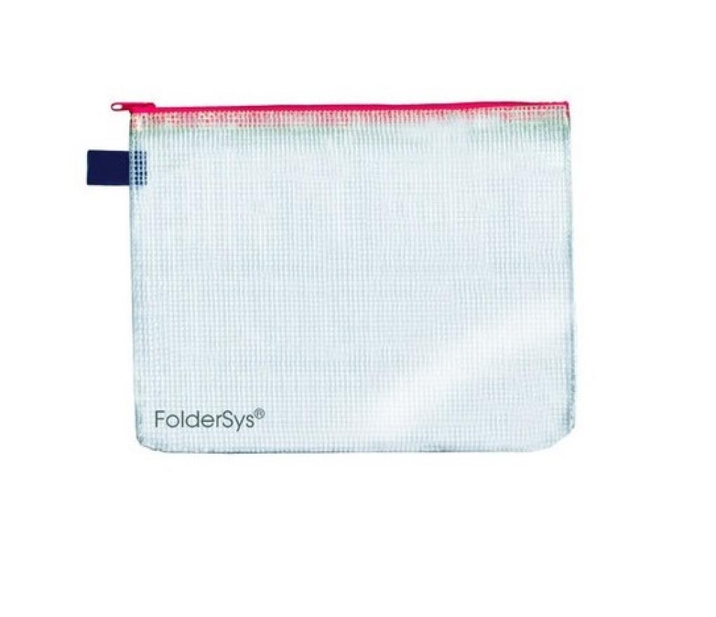 Allround etui transparant met rits B6 18,3 x 23 cm Foldersys - Per stuk