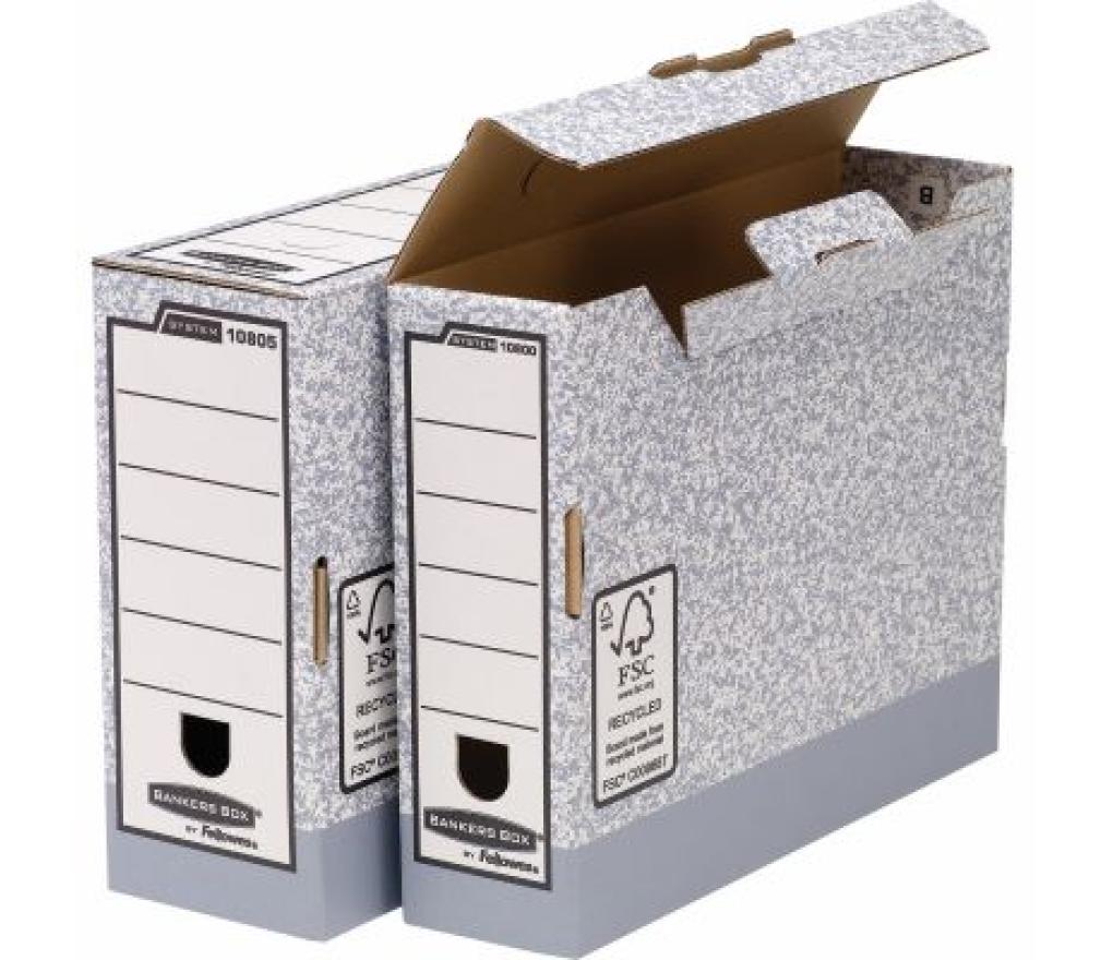 Archiefdoos A4 8 cm Bankers Box transfer FSC - Per stuk