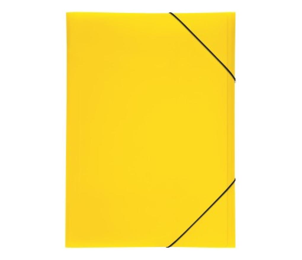 Elastomap met 3 kleppen A3 PP Pagna geel - Per stuk