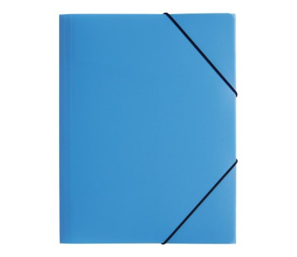 Elastomap met 3 kleppen A3 PP Pagna lichtblauw - Per stuk