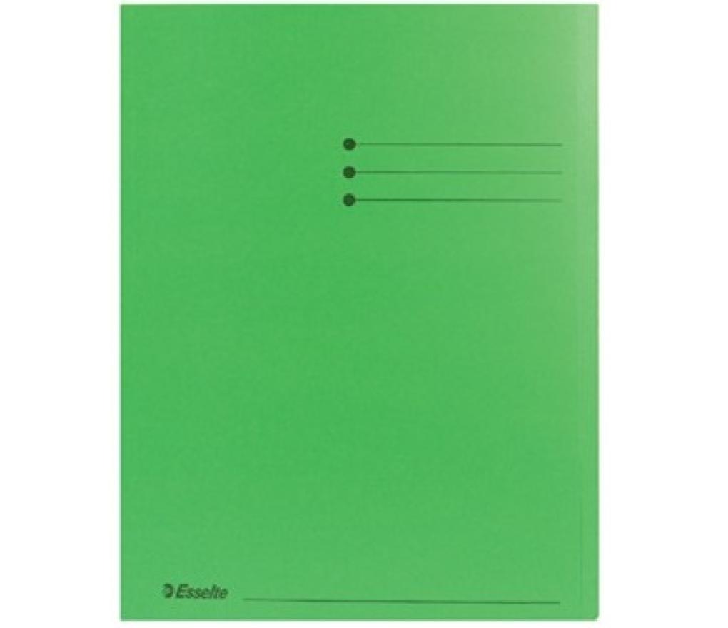 Hemdmap Folio 180 g groen pak/100 - Per pak