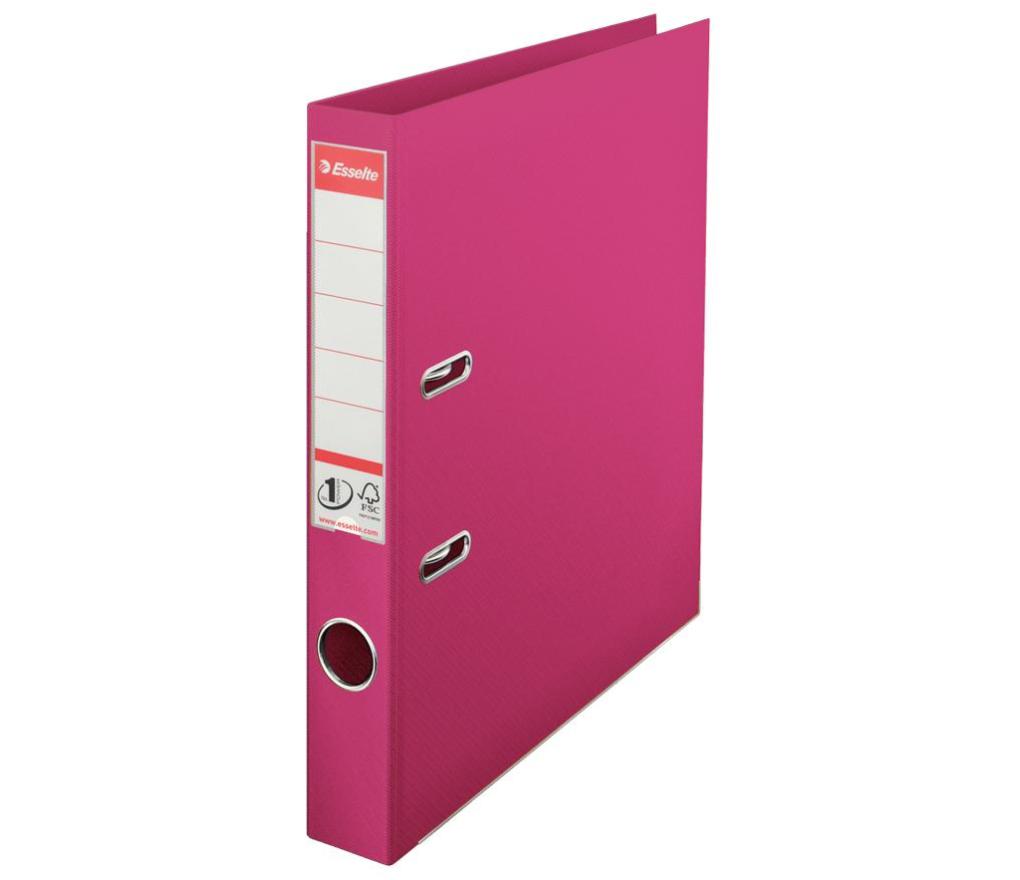 Klasseur A4 Esselte No.1 Power plastic 5 cm fuchsia - Per stuk