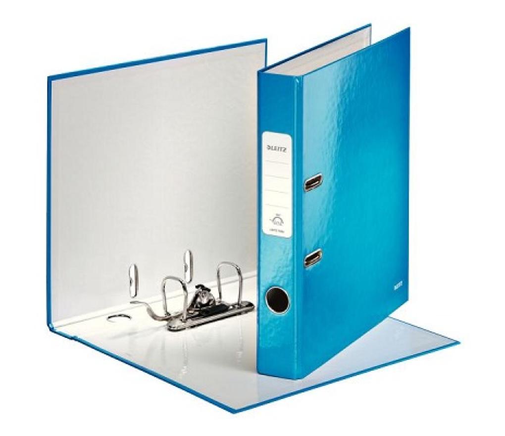 Klasseur A4 karton Leitz 1006 WOW 5 cm blauw - Per stuk