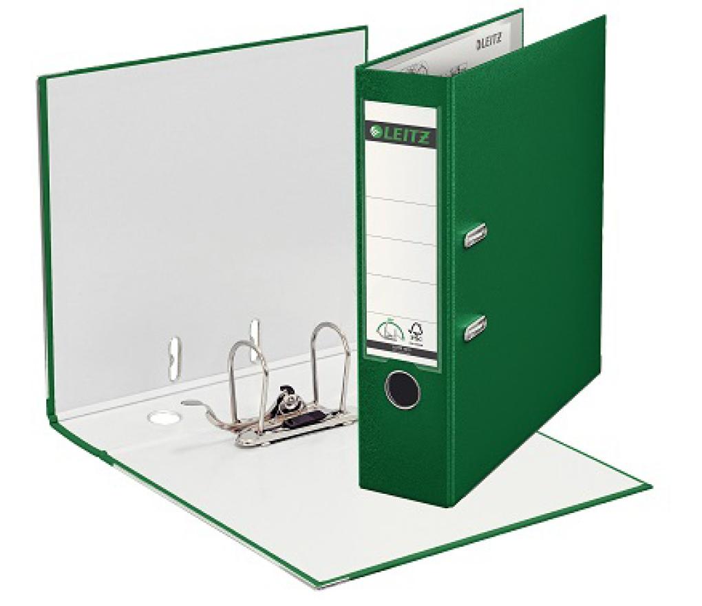 Klasseur A4 Leitz 1010 plastic 8 cm groen - Per stuk