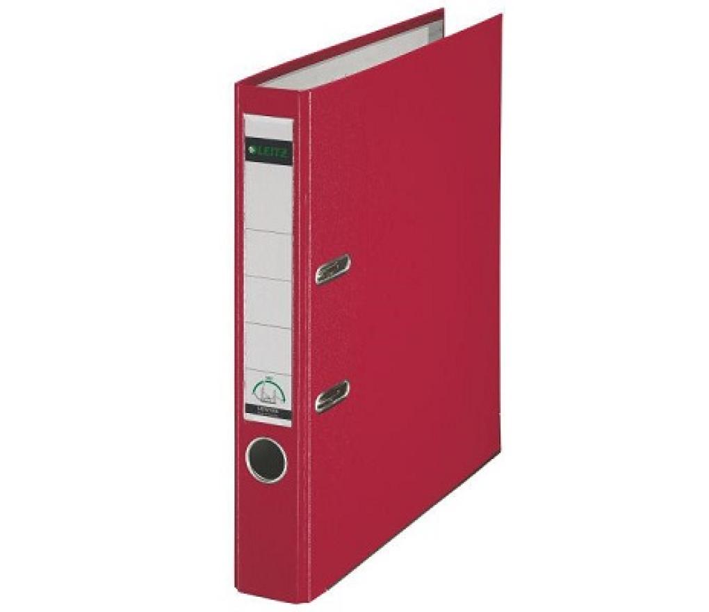Klasseur A4 Leitz 1015 plastic 5 cm rood - Per stuk