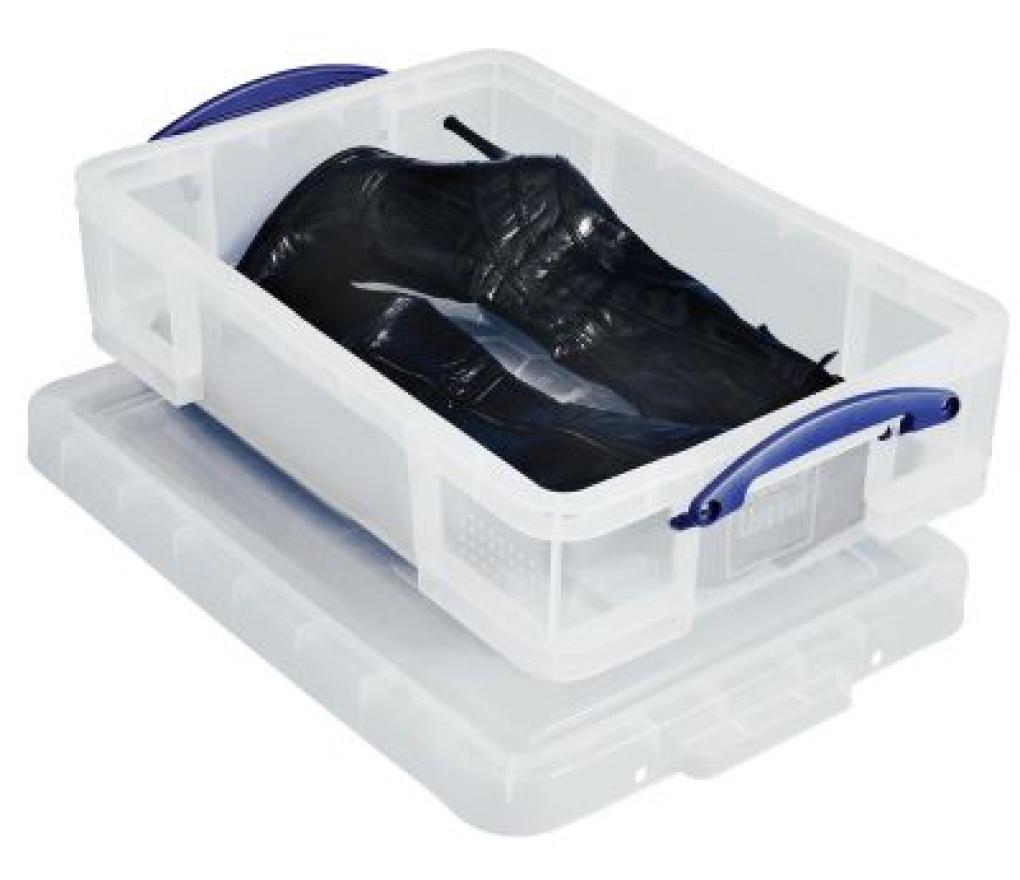 Opbergdoos met deksel RUB 24,5L 60 x 40 x 15,5 cm transparant - Per stuk
