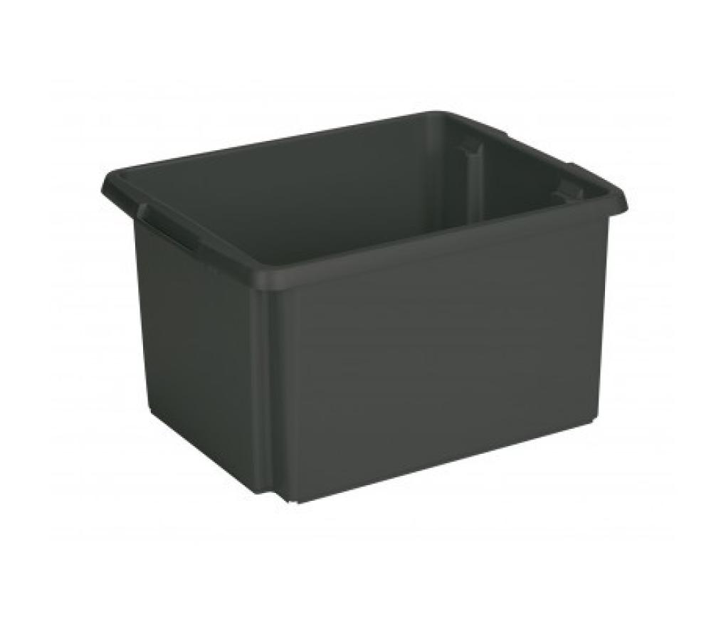 Opbergdoos Sunware Relife Nesta 32L 46 x 36 x 25 cm donkergrijs - Per stuk