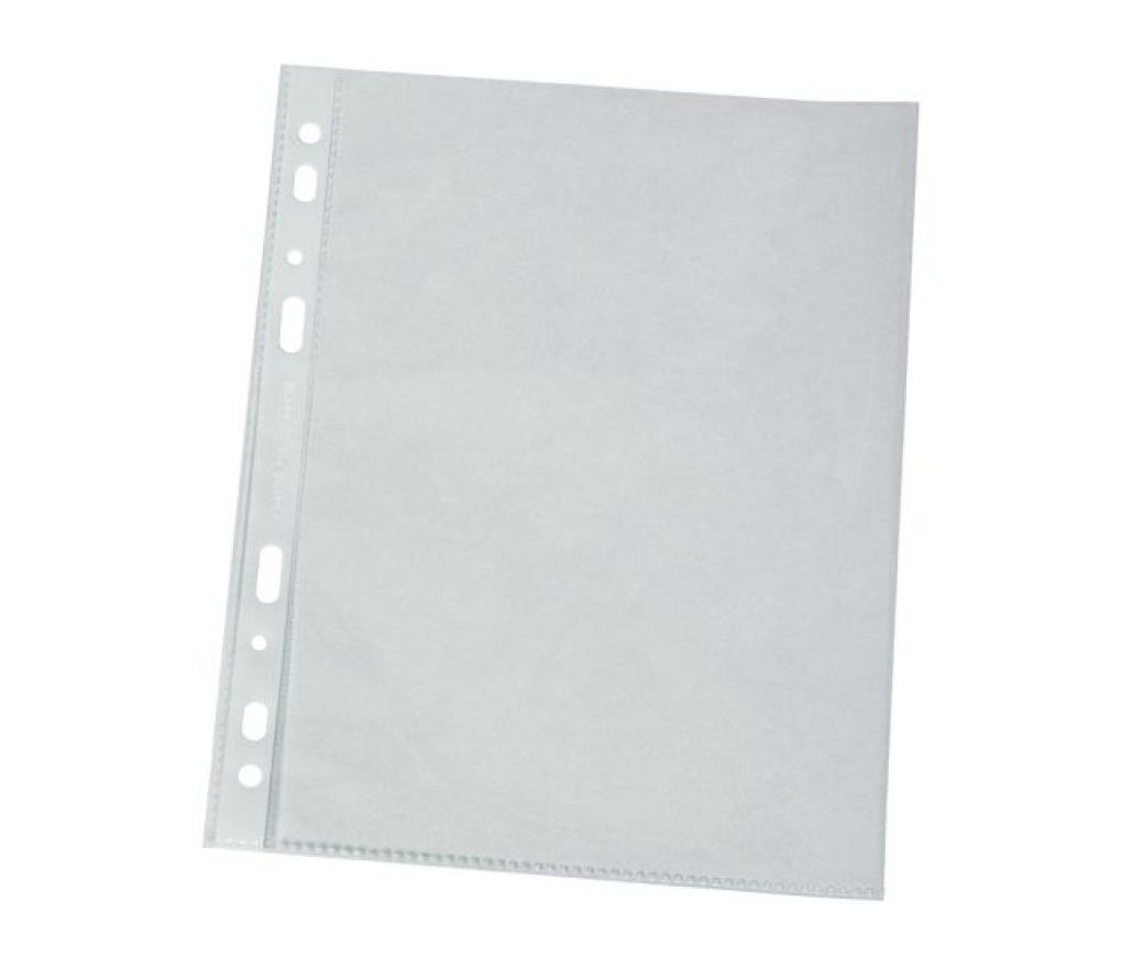 Pochetten A4 11 perforaties 120 micron gestructureerd pak/100 - Per pak
