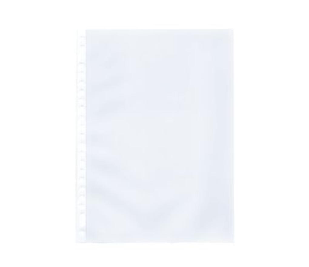 Pochetten A4 23 perforaties Kangaro PPL 120 micron glashelder pak/10 - Per pak