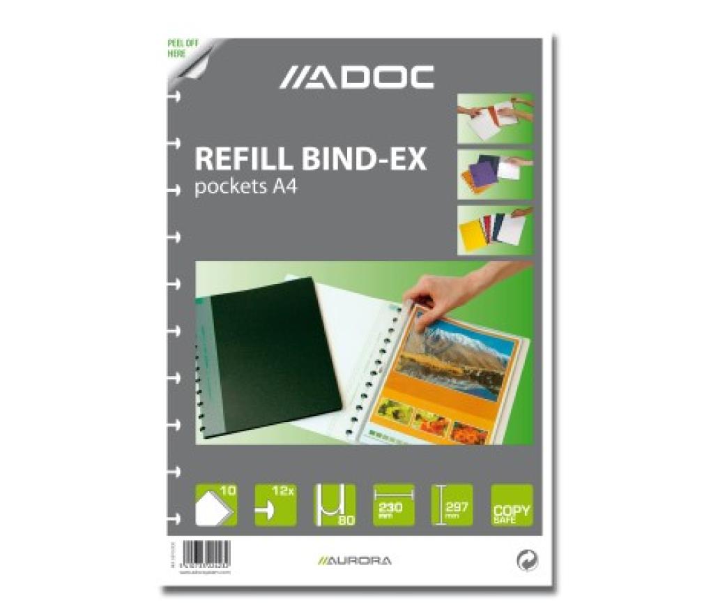 Pochetten A4 Adoc bind-ex set/10 - Per pak