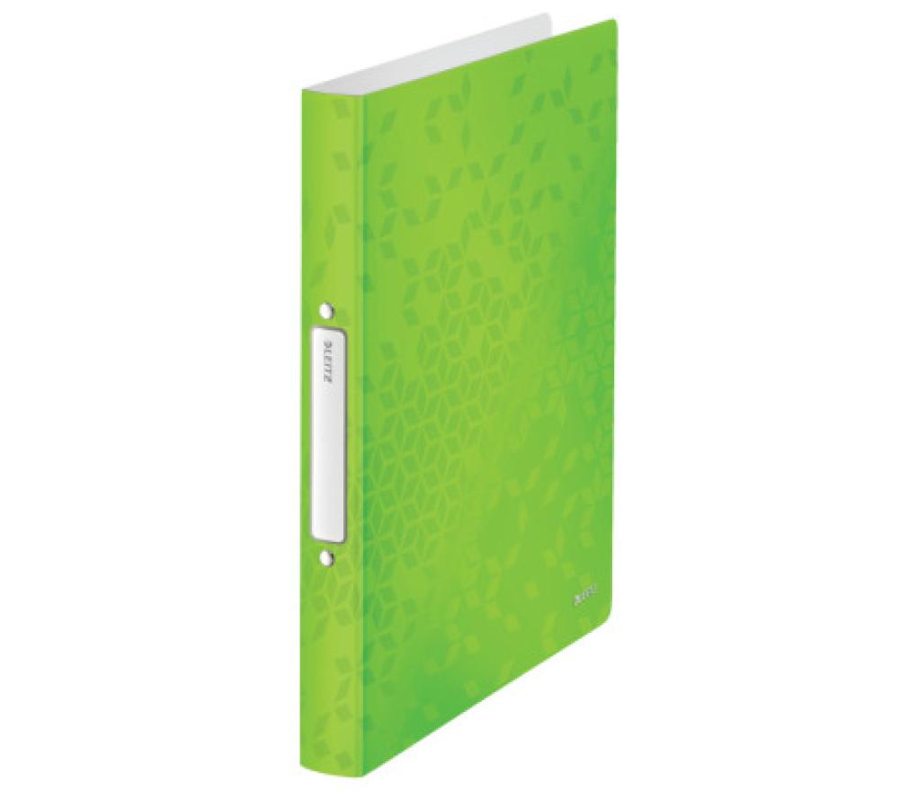 Ringmap 2 ringen PP Leitz 4257 WOW groen - Per stuk