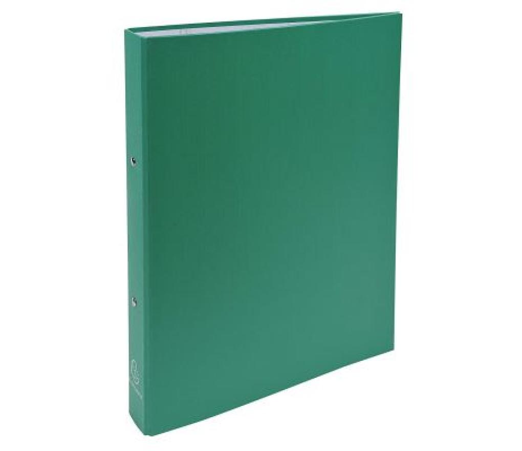 Ringmap A4 2 ringen 25 mm rug 4 cm Exacompta karton groen - Per stuk