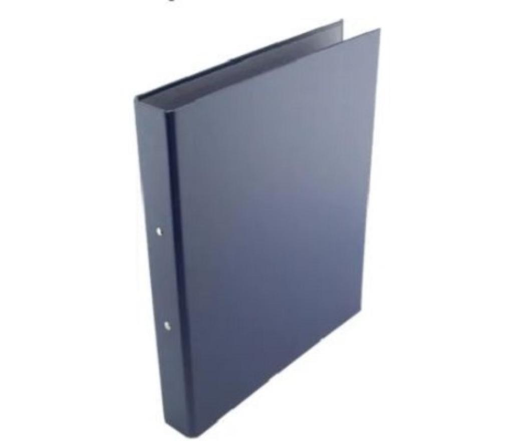 Ringmap A4 2 ringen 25 mm rug 4 cm karton blauw - Per stuk