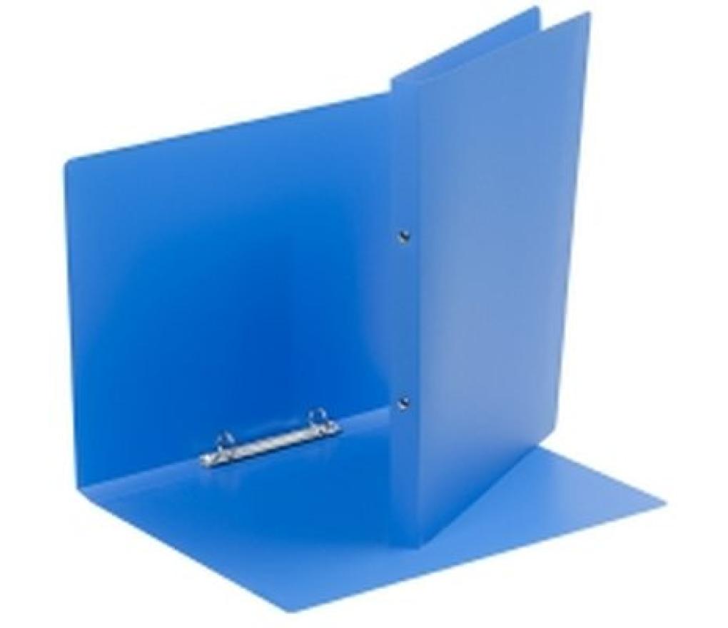 Ringmap Esselte PP A4 2 ringen 16 mm rug 25 mm blauw - Per stuk