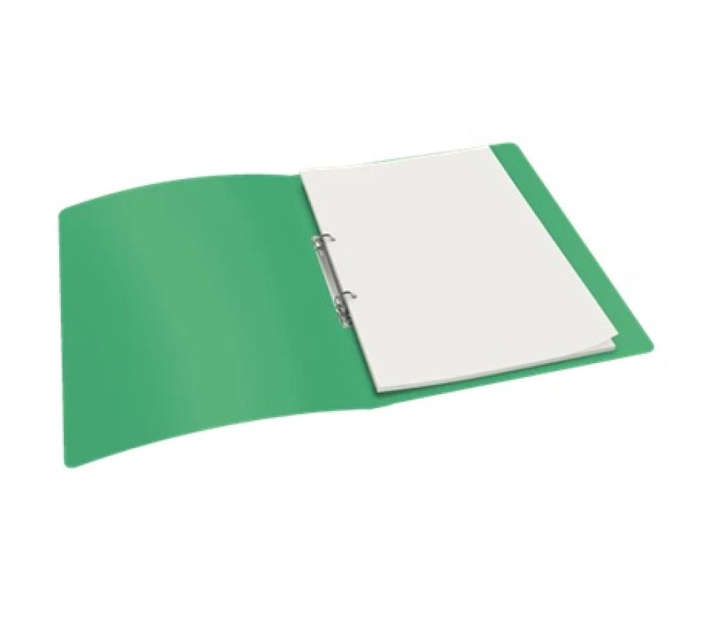 Ringmap Esselte PP A4 2 ringen 16 mm rug 25 mm groen - Per stuk