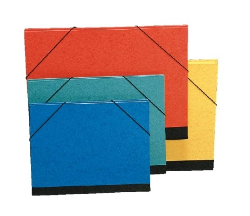 Tekeningmap Esselte 28 x 38 cm blauw met elastieken - Per stuk
